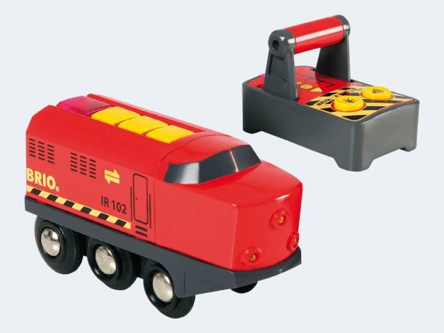 Actual product image Brio IR freight locomotive