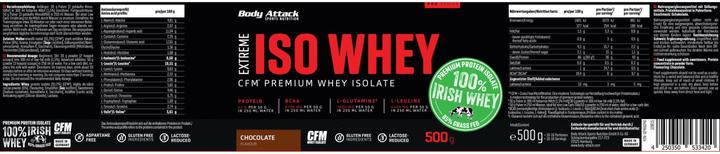 Image du produit Body Attack Extreme Iso Whey Professional (boîte de 1800g) (Chocolat, 1 pcs, 1800 g)