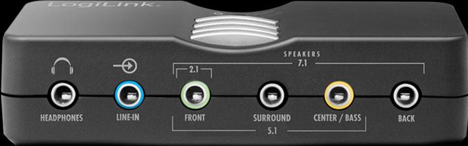 Produktbild LogiLink Sound Box 7.1 (USB 2.0)