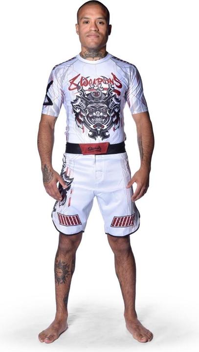 Actual product image 8Weapons 8 WEAPONS Rashguard, S/S, Hit 2.0, black-red, L (L)