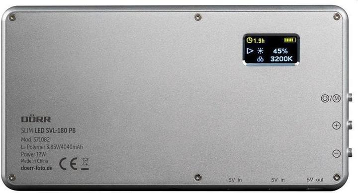 Image du produit Dörr Lampe vidéo LED Slim SVL-180 PB (Panneaux lumineux)