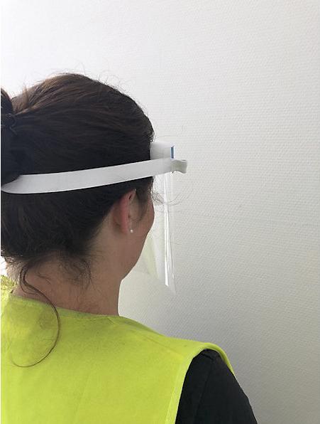 Immagine prodotto Seco Visiera protettiva (conf. da 10 o 100 pz.), visiera in plexiglas con imbottitura