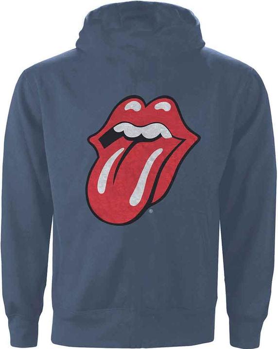 Actual product image The Rolling Stones Classic hoodie with full-length zip (XL)