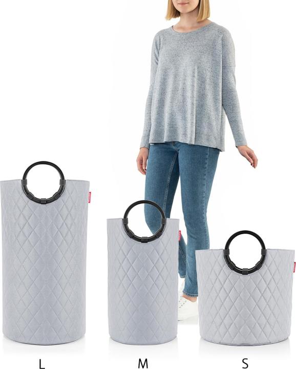 Image du produit reisenthel Panier à linge Frame Rhombus 65 l, gris clair (65 l)