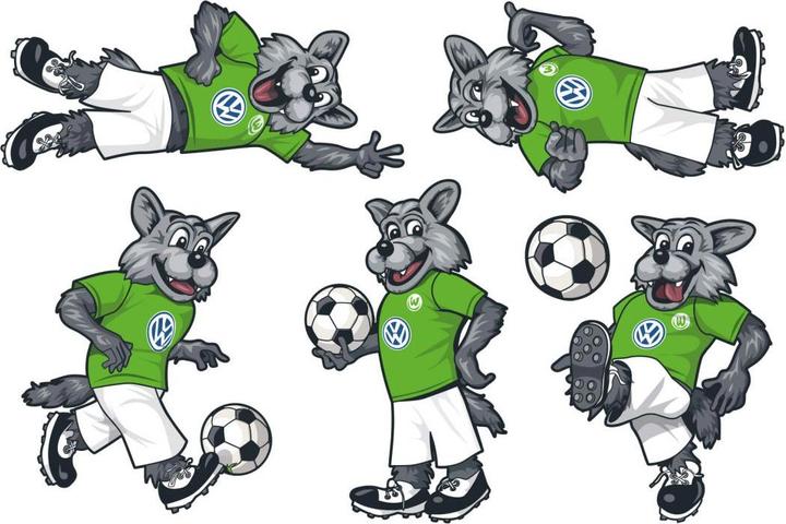 Actual product image VfL Wolfsburg Wölfi set (120 x 80 cm)