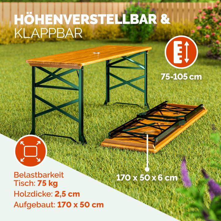 Produktbild Casaria Bierzelttisch (50 cm)