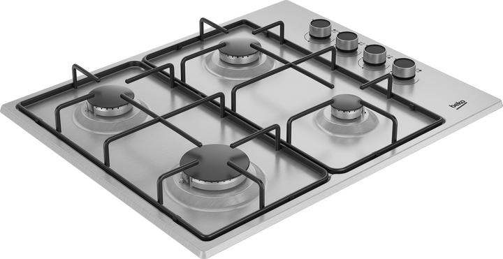 Produktbild Beko HIBG64120SX Kochfeld Edelstahl Integriert Gaskochfeld 4 Zone(n)