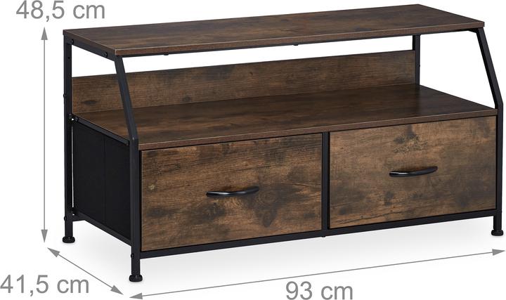 Produktbild Relaxdays TV-Board (93 x 41.5 x 48.5 cm)