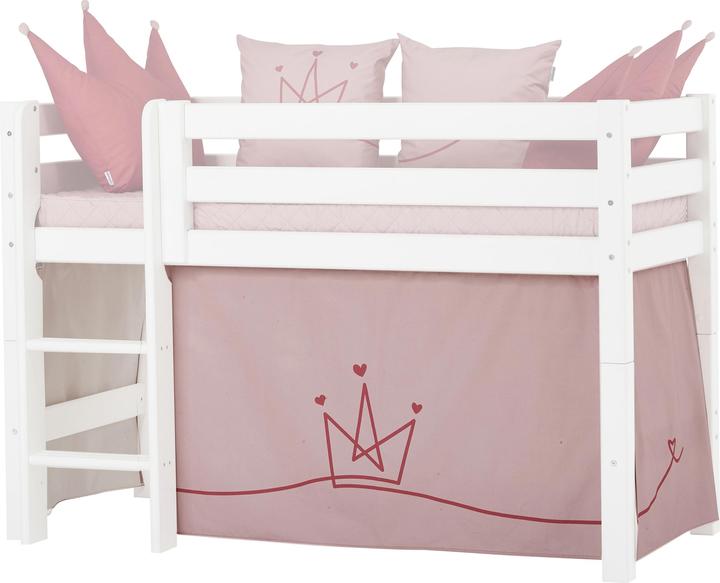 Immagine prodotto Hoppekids Tenda PRINCESS per culla a mezza altezza (superficie di appoggio 70x160 cm) in MAUVE PALE