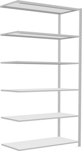 Stecksystem Anbauregal MULTIplus250 mit Kreuzstrebe