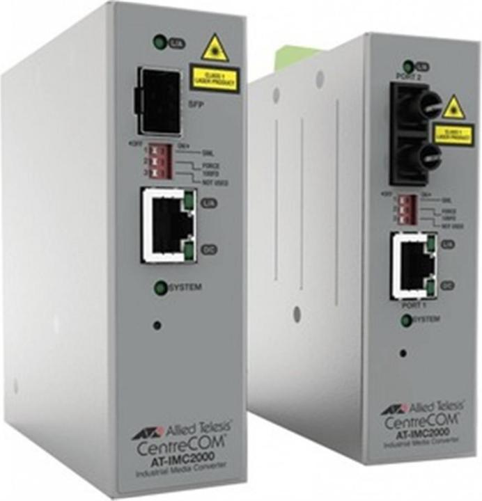 Immagine prodotto Allied Telesis Convertitore di media Ethernet industriale AT-IMC2000TP/SP (Media converter)
