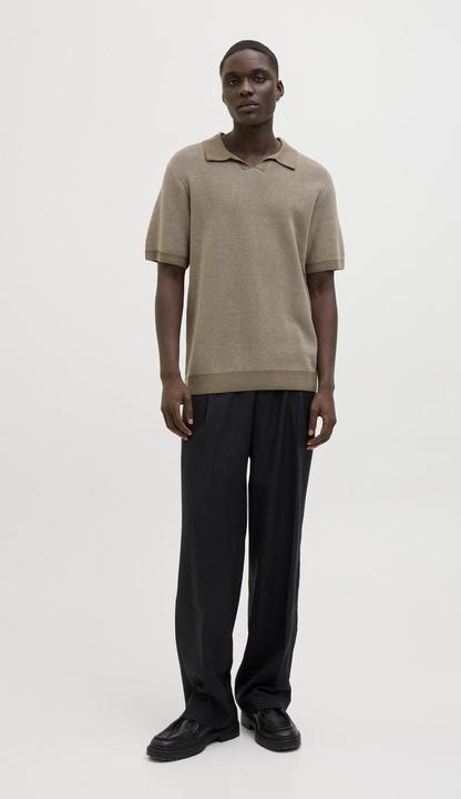 Produktbild Jack & Jones Jprcceaston Knit Split Neck Ss Sn (XXL)