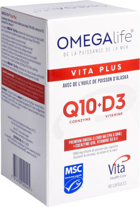 Produktbild Omega-Life OMEGA Life Vita Plus Kaps Ds 90 (90 Stück, Kapseln, 202 g)