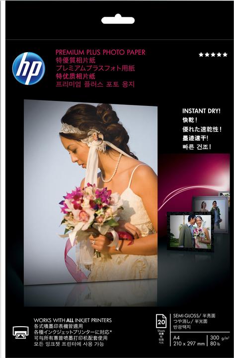 HP CR673A Halfglanzend fotopapier (300 g/m², A4, 20 x)