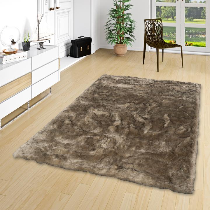 Produktbild Pergamon Luxus Super Soft Fellteppich Aspen Meliert (90 x 160 cm)