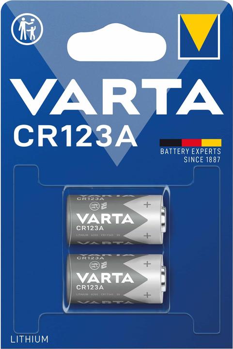 Varta Photo Lithium (2 pcs., CR123A, 1430 mAh)