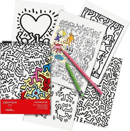Produktbild Caran d'Ache Malblock A5 Keith Haring (A5, Blanko)