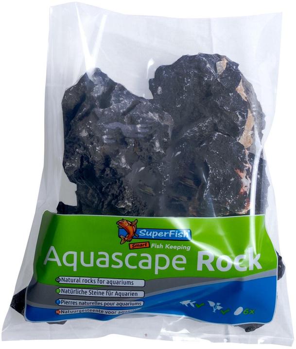 Image du produit SuperFish Aquascape Noir Rock, 5 kg (Décoration, Pierres)