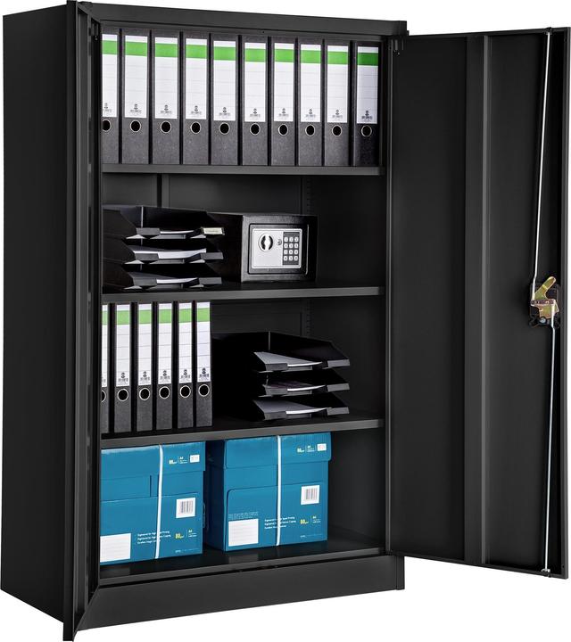 Produktbild tectake Aktenschrank (90 x 40 x 140 cm)