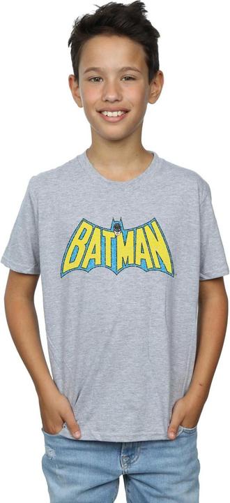 Actual product image Boys Batman Crackle Logo T-Shirt (140, 146)