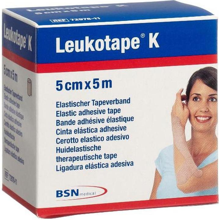 Produktbild BSN Leukotape® K 5 x 5 m 5 Stk hautfarben (5 m)