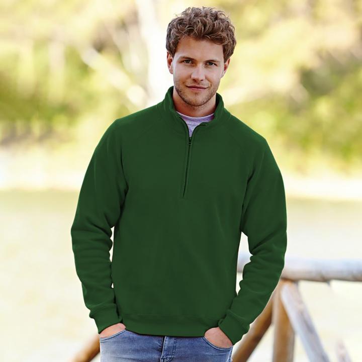 Produktbild Fruit of the Loom Premium 7030 Sweatshirt mit Reissverschluss am Kragen (L)