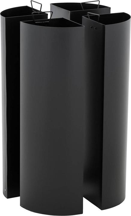 Produktbild Ulsonix Abfalleimer rund mit Trennsystem Edelstahl / Kunststoff Grün / Blau / Rot / Gelb (45 l)
