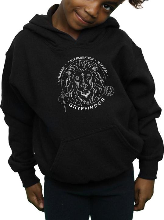 Actual product image Girls Gryffindor Seal Hoodie (116)