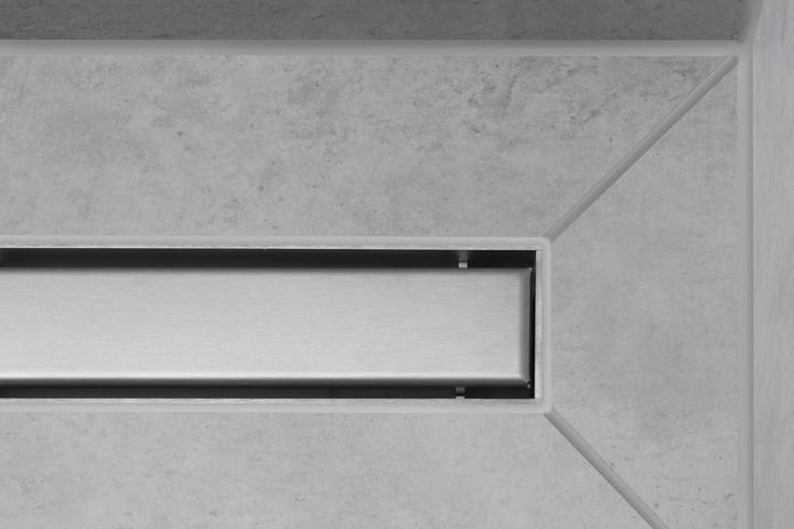 Productafbeelding hansgrohe RainDrain Match afgewerkte set douchegoot 1000 met in hoogte verstelbaar frame (geborsteld (1000 mm)