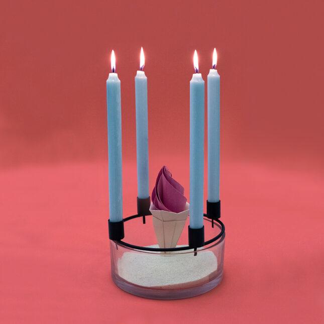 Actual product image Balthasar Candlestick (205 x 120 x 205 mm)