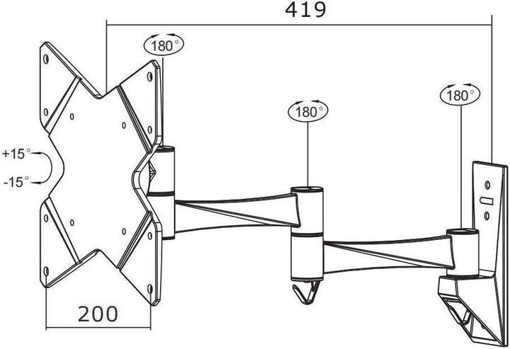 Produktbild Neomounts Fpma-W835 (Wand, 40")