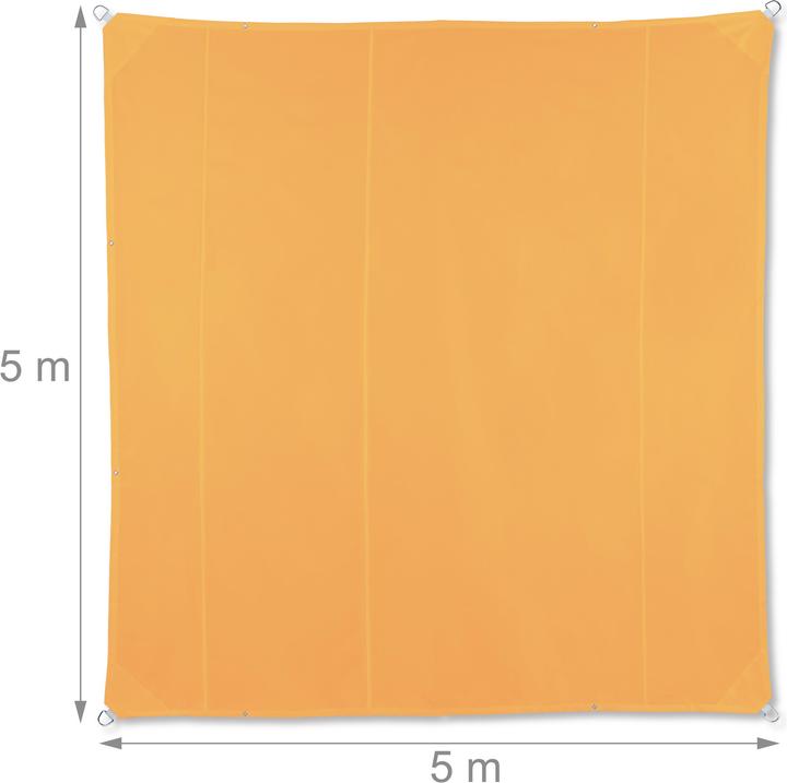 Immagine prodotto Relaxdays Vela-parasole (500 x 500 x 0,5 cm)