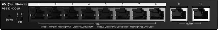 Image du produit Ruijie NET SWITCH 10PORT 1000M POE+ (10 Ports)