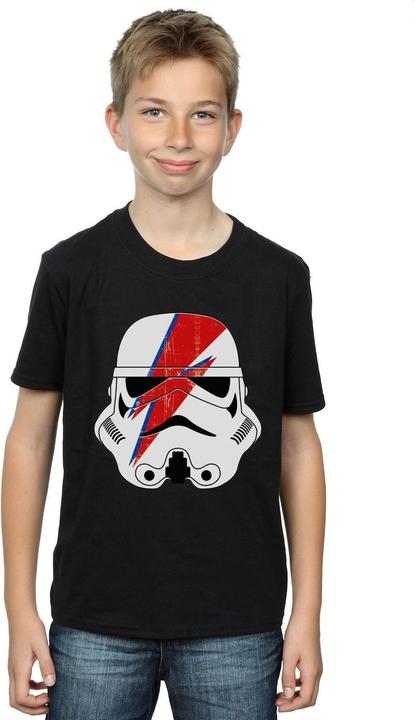 Produktbild Star Wars Glam Stormtrooper TShirt Jungen mit Blitz aus Baumwolle (152, 158)