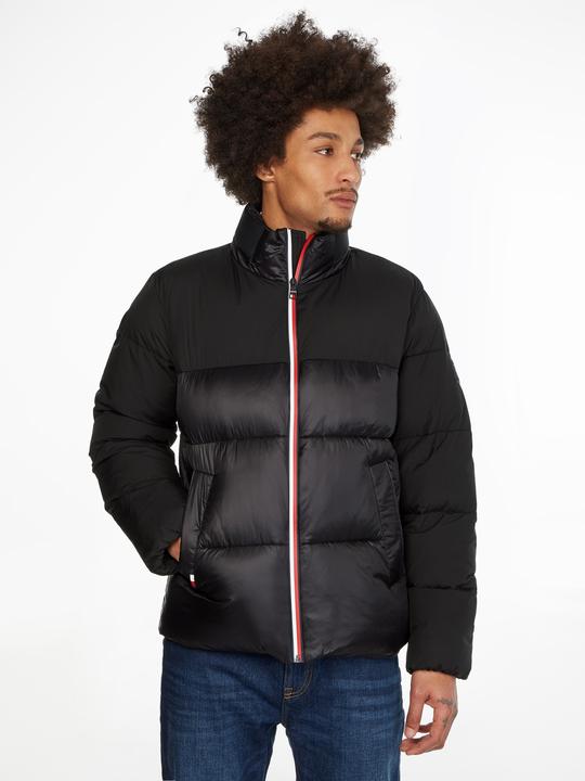 Immagine prodotto Tommy Hilfiger Giacca Hilfiger Tech Stand Collar JKT Uomo, Nero, L (L)