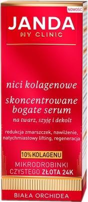 Janda Collagen Threads Concentrated Rich Serum For Face. Neck And DÃ©colletÃ© With Pure Gold (30 ml)