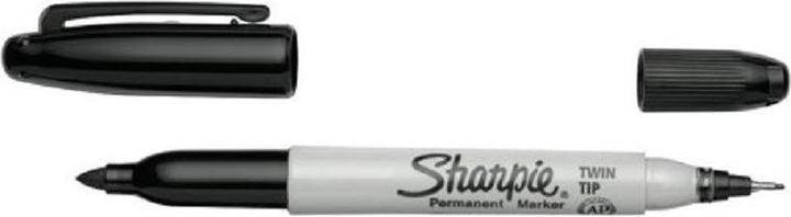Produktbild Sharpie Twin Tip (Schwarz, 1 mm, 1 x)