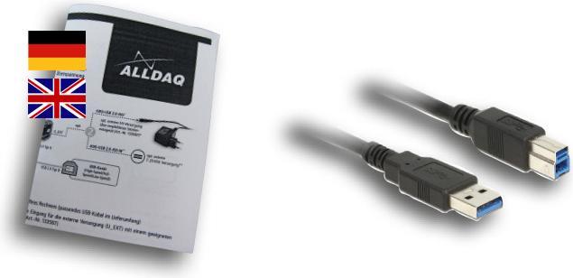 Immagine prodotto Allnet ALLDAQ ADQ-USB 3.0-ISO-W / isolatore USB 3.0 SuperSpeed fino a 1kV, alimentazione esterna: 10..36VDC (Accessori per cavi)