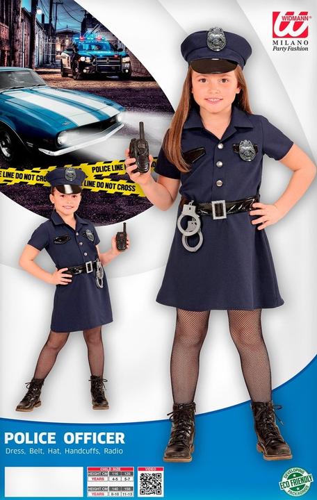Actual product image Widmann Policewoman (140)