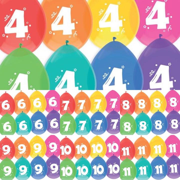 Produktbild Unique Luftballons 6er Pack (8 x)