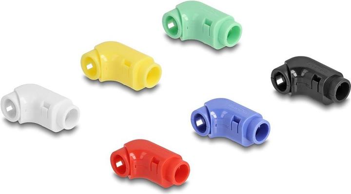 Actual product image Delock Cable clips for bending 12 pieces, assorted colours