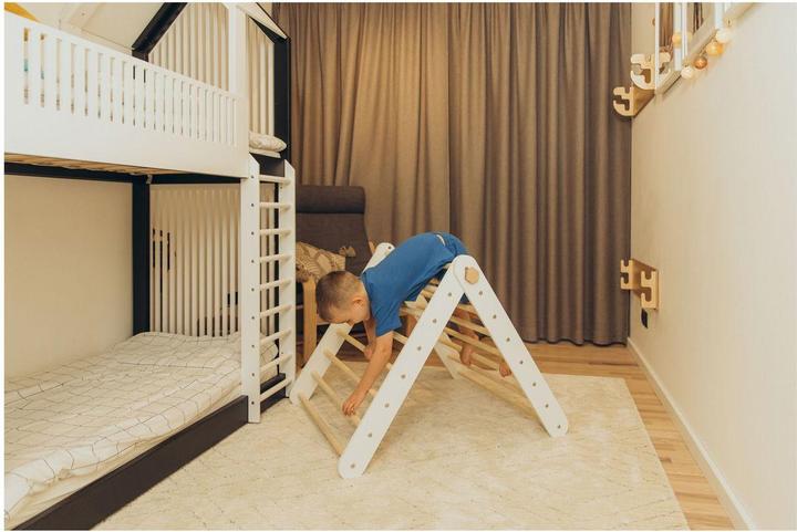 Actual product image Duck Woodworks Climbing triangle with slide