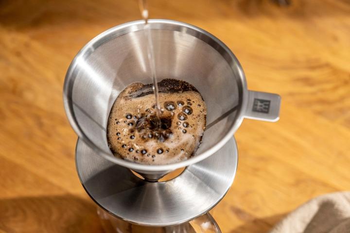 Image du produit Zwilling Lot de 2 filtres à café en acier inoxydable avec tasse double w.