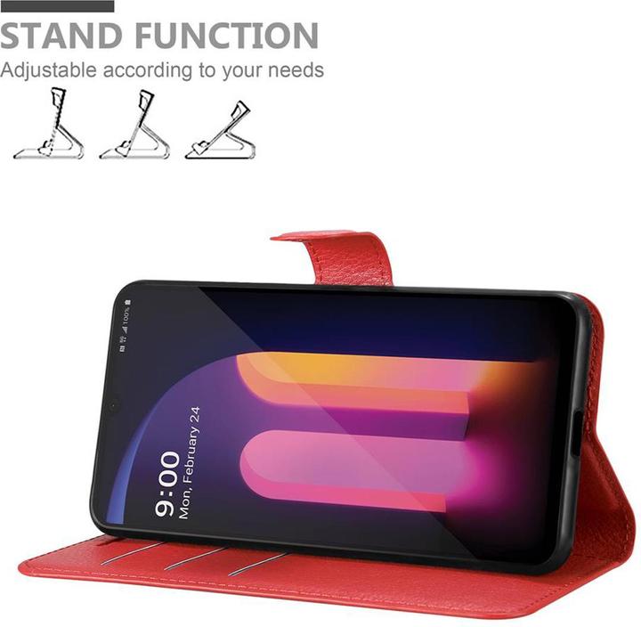 Produktbild Cadorabo Book mit Standfunktion Cover (LG V60 ThinQ 5G)