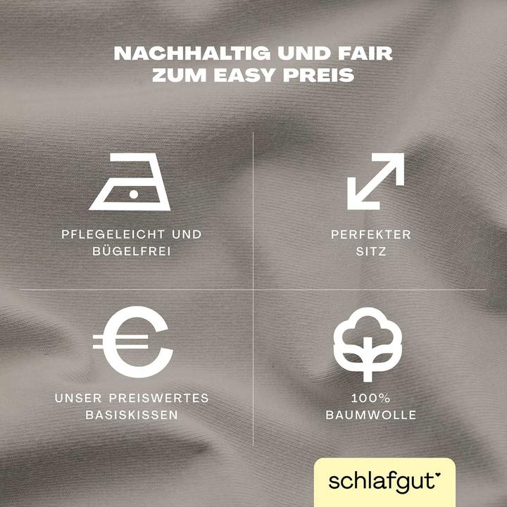Immagine prodotto schlafgut Easy Jersey (Copripiumino, 70 x 90 cm)