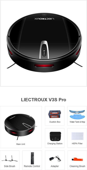Immagine prodotto Liectroux V3SPro (Robot aspirapolvere)