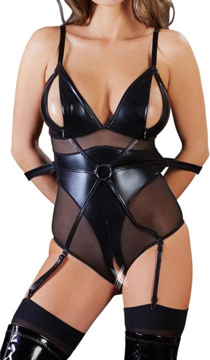 Produktbild Cottelli Collection Bondage Body mit Handschlaufen (S)