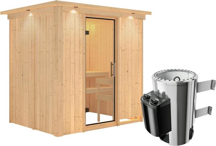 Actual product image Karibu Fanja with roof wreath (Plug & Play 3.6 KW internal control)