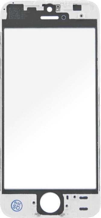 Actual product image OEM Touch Glass with Frame and OCA for iPhone 5s white (iPhone 5S)