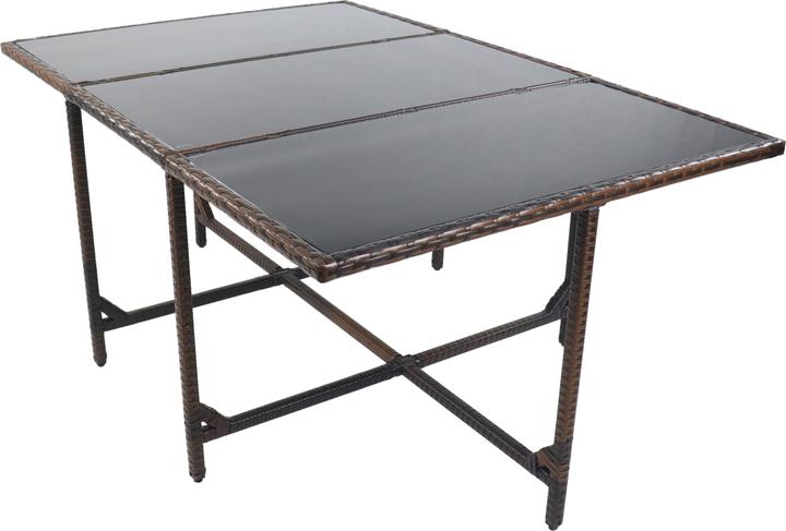 Actual product image VCM Ratten Gartentisch Balkontisch Raloso (170 cm)